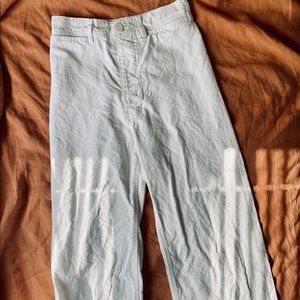 Jesse Kamm Sailor Pants in Salt White - Size 4